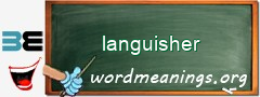 WordMeaning blackboard for languisher